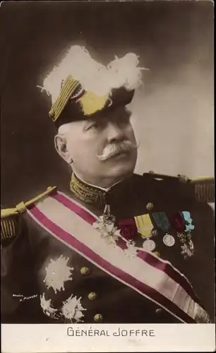 Ak General Joseph Joffre, Portrait