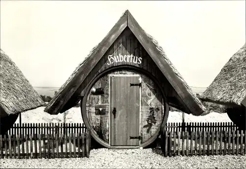 Ak Groß Stieten im Kreis Wismar, Gasthaus Mecklenburger Mühle, Weinfaß Hubertus