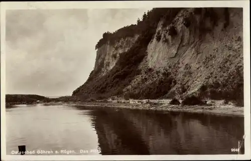 Ak Ostseebad Göhren auf Rügen, Blick auf Steilküste