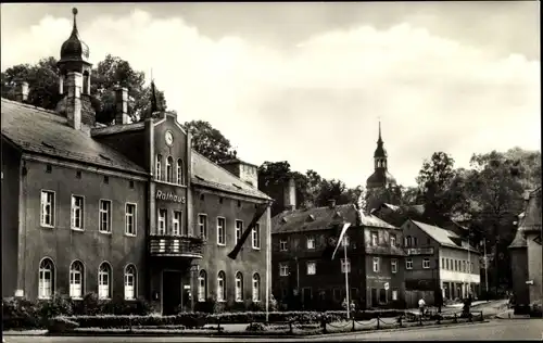 Ak Wittgensdorf Chemnitz Mittelsachsen, Rathaus