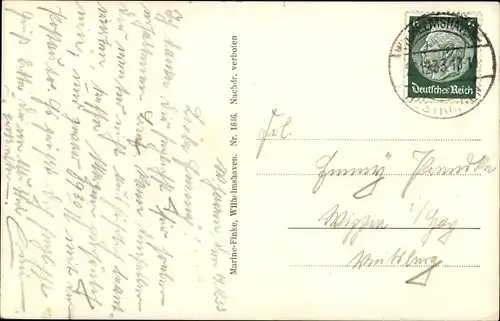 Ak Deutsches Kriegsschiff, Torpedoboot im Sturm