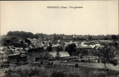 Ak Bonneuil Oise, Gesamtansicht