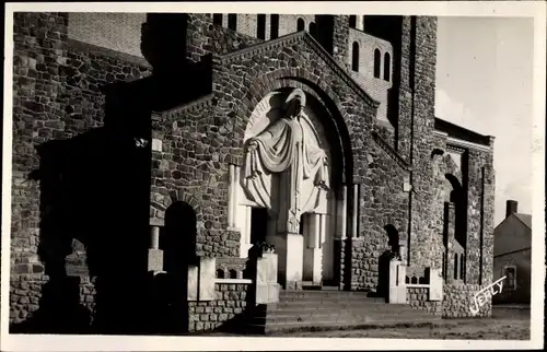 Ak Cholet Maine et Loire, Église de Sacre Coeur, Portail de la Vierge, Jehly