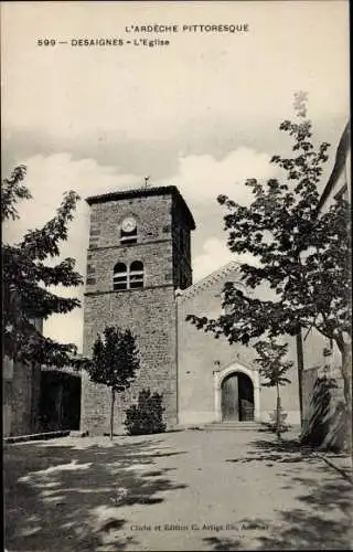 Ak Desaignes Ardèche, L'Eglise