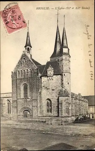 Ak Broglie Eure, L'Eglise