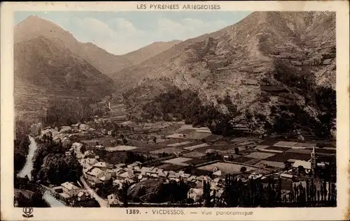 Ak Vicdessos Ariège, Panoramablick