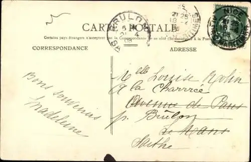 Ak Beaulieu sur Mer Alpes Maritimes, Le Port