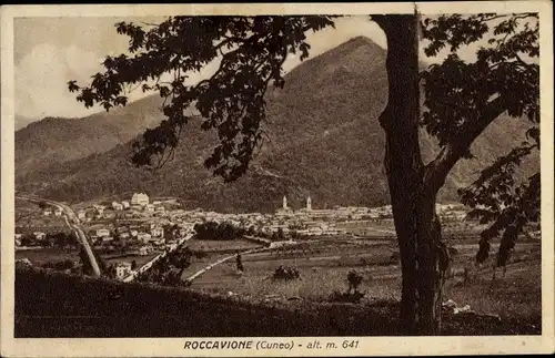 Ak Roccavione Cuneo Piemonte, Gesamtansicht
