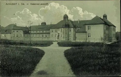 Ak Arnsdorf Sachsen, Reserve Lazarett