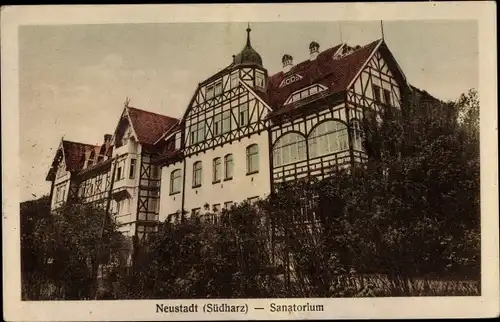 Ak Neustadt am Harz in Thüringen, Sanatorium