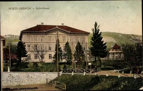 Ak Wiedlisbach Kanton Bern, Schulhaus