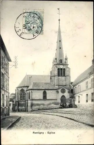 Ak Rantigny Oise, Eglise