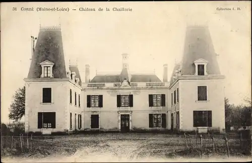 Ak Corzé Maine et Loire, Château de la Chaillerie