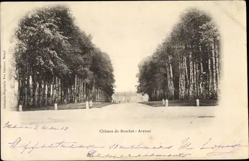 Ak Maine et Loire, Château de Bouchet, Avenue