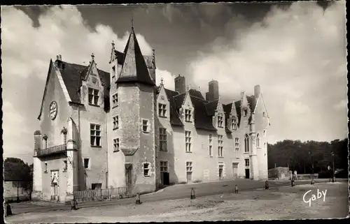 Ak Baugé Maine et Loire, Château, Gaby