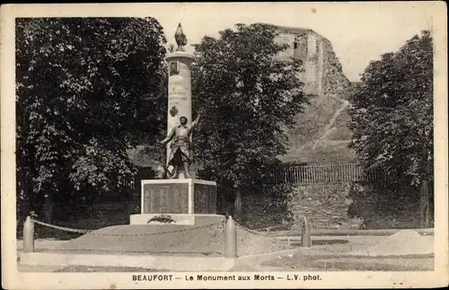 Ak Beaufort en Vallee Beaufort en Anjou Maine et Loire, Gefallenenehrenmal