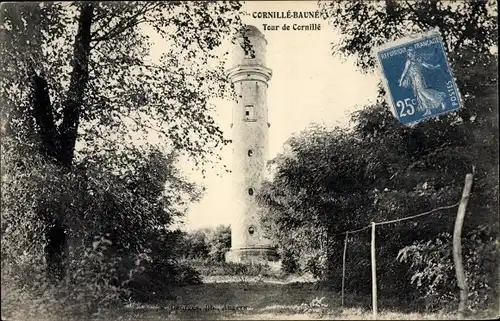 Ak Cornillé Bauné Maine et Loire, Tour de Cornillé