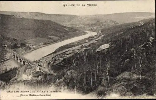 Ak Bogny sur Meuse Ardennes, Chateau Regnault, le blanrupt