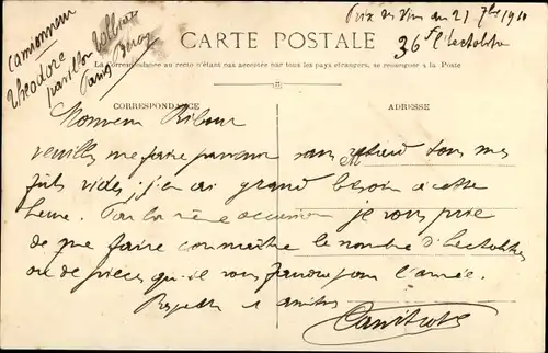 Ak Fontès Hérault, Kirche