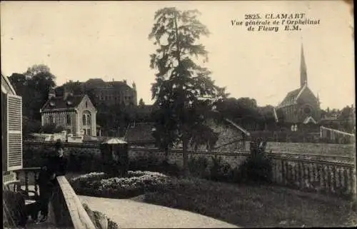 Ak Clamart Hauts de Seine, Vue générale de l'Orphelinat de Fleury