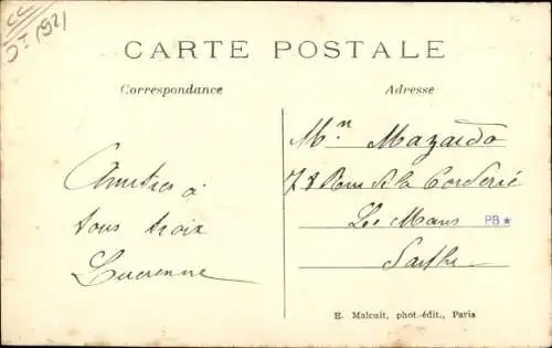 Ak Clamart Hauts de Seine, Vue générale de l'Orphelinat de Fleury