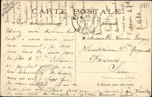 Ak Clamart Hauts de Seine, Vue générale de l'Orphelinat de Fleury