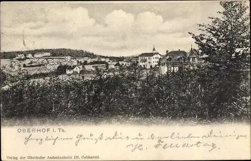 Ak Oberhof im Thüringer Wald, Panorama