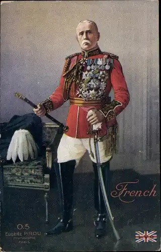 Künstler Ak General John French, Portrait