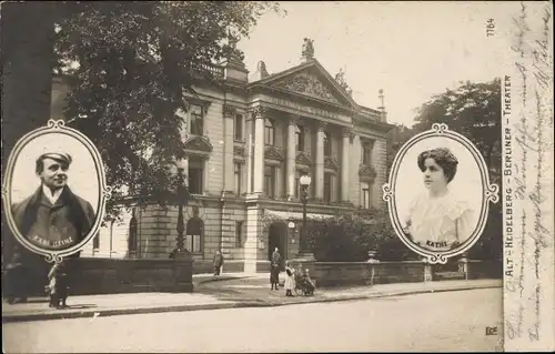 Ak Heidelberg am Neckar, Berliner Theater, Porträt Karl Heinz, Kathi