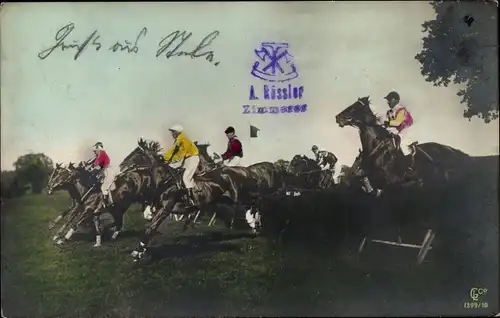 Ak Pferderennsport, Hindernisse, Jockeys