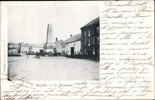 Ak Bazeilles Ardennes, Le Monument