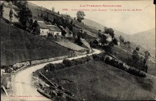 Ak Rieuprégon Ariège, La route du Col de Port