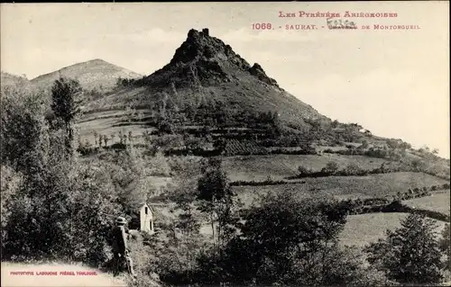 Ak Saurat Ariège, Chateau de Montorgueil