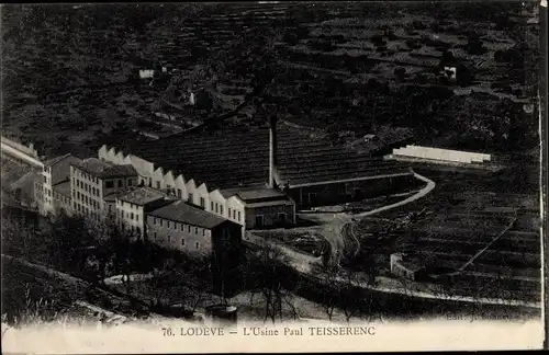 Ak Lodève Hérault, L'Usine Paul Teisserenc