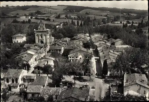 Ak Gaillac Toulza Haute Garonnem, Vue générale