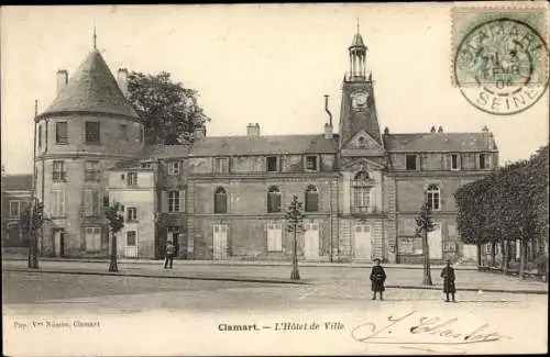 Ak Clamart Hauts de Seine, Rathaus