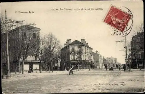 Ak La Garenne Hauts de Seine, Rond Point du Centre