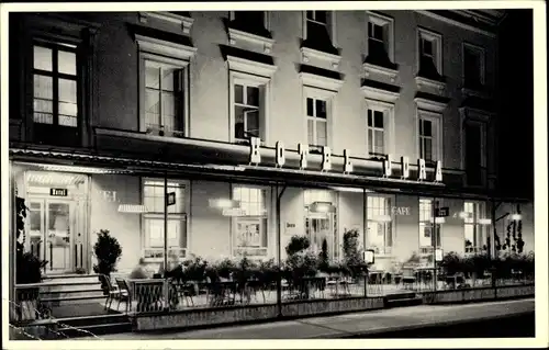 Ak Bâle Basel Stadt Schweiz, Hotel Jura, Bahnhofsplatz