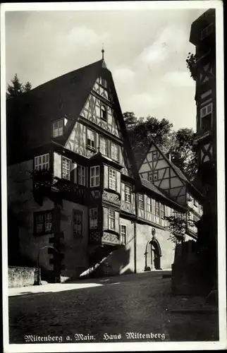 Ak Miltenberg am Main in Unterfranken, Haus Miltenberg