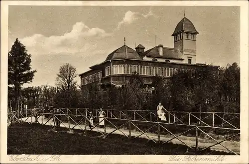 Ak Ebersbach Neugersdorf in Sachsen, Restaurant Felsenmühle