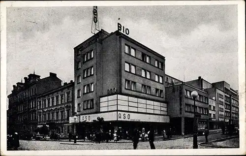 Ak Plzeň Pilsen Stadt, Warenhaus Aso