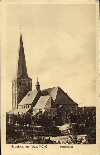 Ak Neunkirchen Seelscheid im Rhein Sieg Kreis, Pfarrkirche