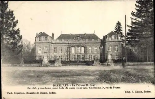 Ak Bazeilles Ardennes, Le chateau dorival