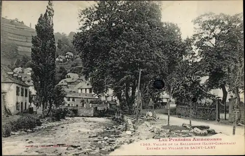 Ak Saint Lary Ariege, Entree du village