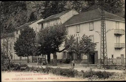 Ak Ussat les Bains Ariege, Hotel de France et Pyrenees