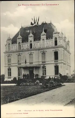 Ak Saint Rome Haute Garonne, Chateau