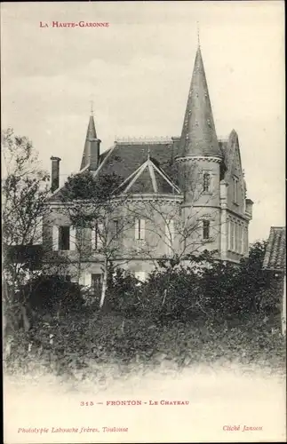 Ak Fronton Haute Garonne, Le Chateau