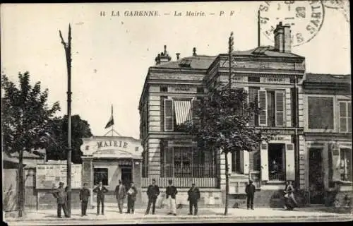 Ak La Garenne Colombes Hauts de Seine, Rathaus