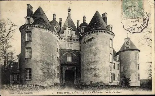 Ak Beaupreau Maine et Loire, Château