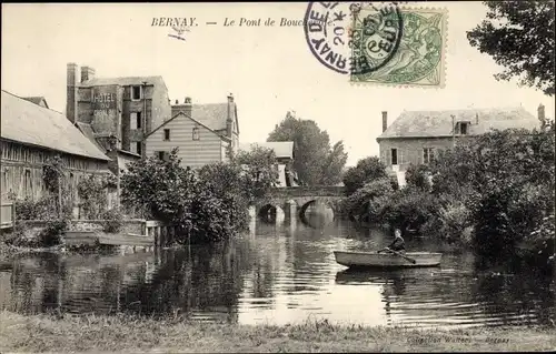 Ak Bernay Eure, Le Pont du Boucheville